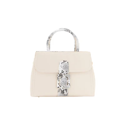 Afbeelding van faina Handtas, Dames, Maat: One Size, Offwhite