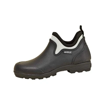 Afbeelding van Aigle Lessfor Plus M Houten schoen, uniseks, Marineblauw Wave, 37 EU