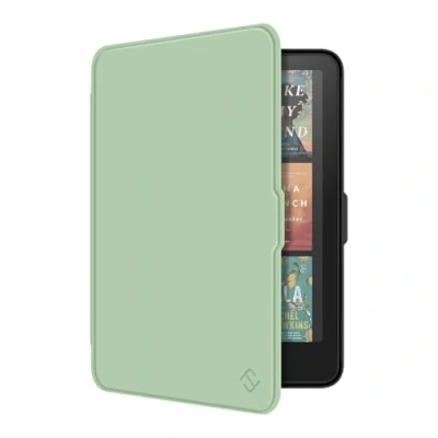 Afbeelding van FINTIE Hoesje voor 7 inch gloednieuwe Kindle Paperwhite (12e generatie) release 2024 &amp; Colorsoft Signature Edition, slanke lichtgewicht PU lederen beschermhoes met Auto Sleep/Wake, Agave