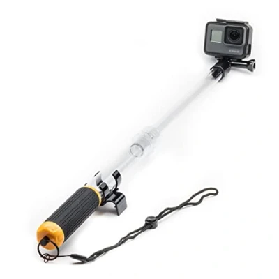 Afbeelding van Digicharge Drijvende Monopod Uitschuifbare Selfie Stick Pole Mount met Hand Strap voor Action Camera GoPro Hero12 Hero 12 11 Mini 10 9 DJI Osmo 3 Hero11 Hero10 Max Akaso Telescopische