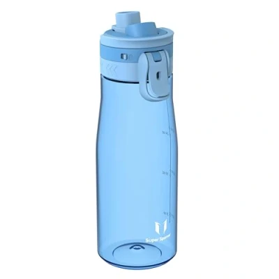 Afbeelding van Super Sparrow Drinkfles, Waterfles 1L BPA Vrij, Lekvrije Ideale Tritan Sportfles voor Sport, Fiets, Fitness, Universiteit, Buiten Licht, Duurzaam Drinkfles
