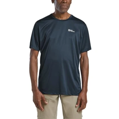 Afbeelding van Jack Wolfskin TECH Sport Tshirt, Heren, Maat: Small, Midnight sky
