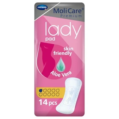Afbeelding van Hartmann Molicare Lady pad soft &amp; discreet 1 druppel 14 stuks