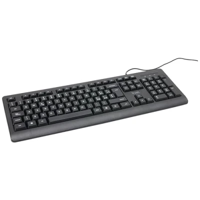 Afbeelding van Trust Taro USB toetsenbord, bekabeld, Italiaanse QWERTY lay out, voor pc/laptop/notebook, Mac/Windows, 1,8 m lange kabel, vloeistofbestendig, ergonomisch, zwart