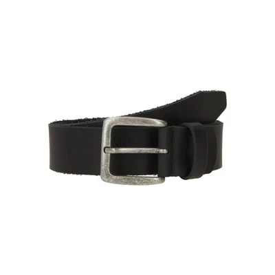 Afbeelding van ONLY &amp; SONS Heren ONSCARTER MEDIUM Leather Belt NOOS lederen riem, zwart, 85, 85