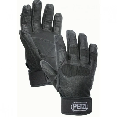 Afbeelding van Petzl Cordex Plus, verstevigde leren handschoenen S zwart