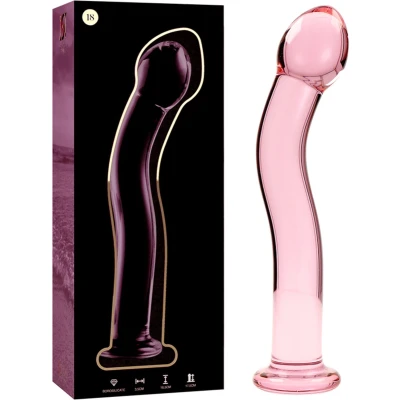 Afbeelding van NEBULA SERIES BY IBIZA MODEL 18 DILDO BOROSILICATE GLASS 18.5 X 3.5 CM PINK GLAS LUXURY FANTASY ANALE SEX TOYS VOOR VROUWEN KOPPELS