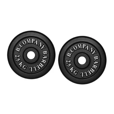 Afbeelding van Bad Company Halterschijven van gietijzer, haltergewichten, 5,0 kg (2 x 2,5 kg), 30/31 mm