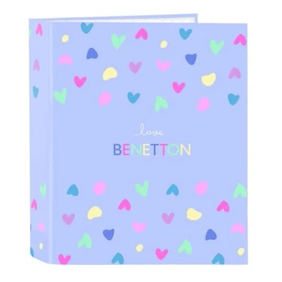 Afbeelding van Ringmap Benetton Lila A4 27 x 33 6 cm