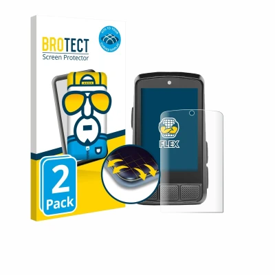 Afbeelding van BROTECT Screenprotector voor Wahoo Elemnt Bolt 3 Folie Beschermfolie transparant volledig dekking (2 Stuks)