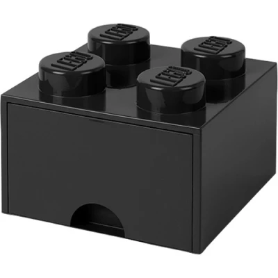 Afbeelding van LEGO® Opbergbox met Lade Zwart 25 x 18 cm