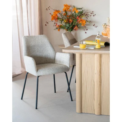 Afbeelding van Eleonora Stoel Indy beige Donna