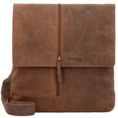 Afbeelding van Greenland Nature Montenegro Schoudertas Leer 30 cm