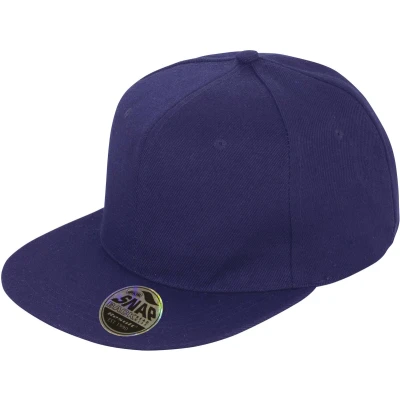 Afbeelding van Result Bronx Original Flat Peak Snapback Cap RC083X Navy