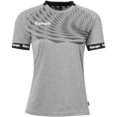 Afbeelding van Kempa Wave 26 shirt Dames Meisjes Sportshirt Korte mouw T Functioneel Handbal Gym Fitness Jersey elastisch en ademend getailleerd