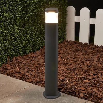 Afbeelding van Lucande Led sokkellamp Milou van aluminium