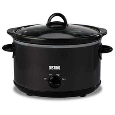 Afbeelding van DistinQ Slowcooker 4 liter Keramische binnenpan Warmhoudfunctie