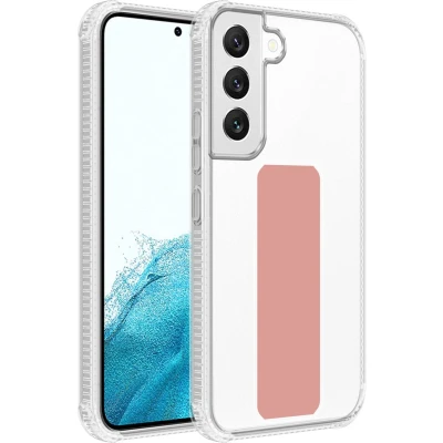 Afbeelding van Cadorabo Hoesje geschikt voor Samsung Galaxy S22 Cover in ROZE Beschermhoes TPU silicone Case met houder