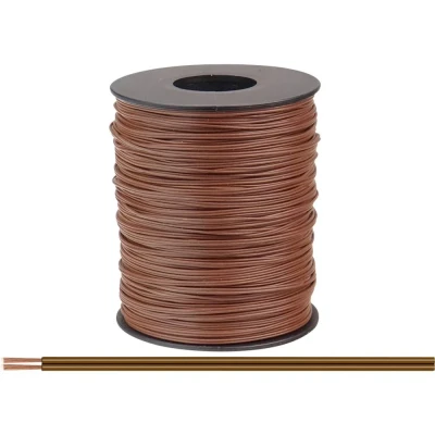 Afbeelding van Donau Elektronik 114 88 100 Draad 2 x 0.08 mm² Bruin m