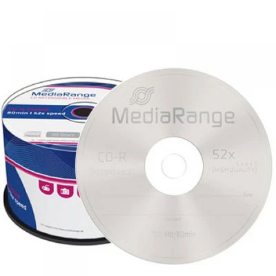 Afbeelding van CD R MediaRange 700MB80min 52x speed 50 stuks
