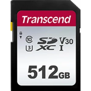 Afbeelding van Transcend SDXC 300S 512GB Class 10 UHS I U3 V30