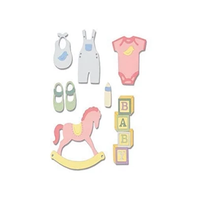 Afbeelding van Sizzix 663365 Knutselsjablonen, meerkleurig, eenheidsmaat