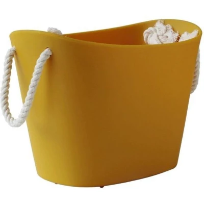 Afbeelding van Hachiman Opbergbak Balcolore Mini Mosterd Geel 13,5x20,8x15cm 2 Liter