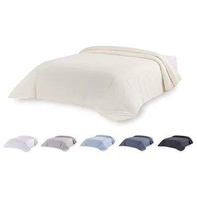 Afbeelding van Todocama Dekbedovertrek van microvezel, extra zacht (beige, voor bedden 135/140/150 220 x cm)