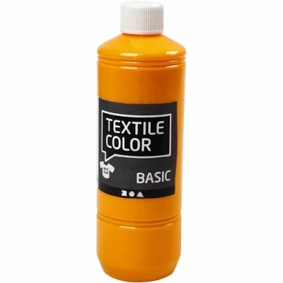 Afbeelding van Creativ Company Textile Color Semi dekkende Textielverf Geel, 500ml