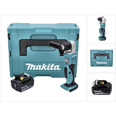 Afbeelding van Makita DDA 351 M1J accu haakse boormachine 18 V 13,5 Nm + 1x 4.0 Ah Makpac zonder lader