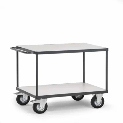 Afbeelding van fetra 9402 Tafelwagen Staal Laadvermogen (max.): 500 kg Leigrijs (RAL 7015)