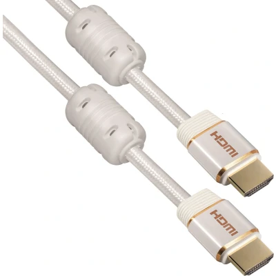Afbeelding van Premium HDMI kabel versie 2.0 (4K 60Hz + HDR) / wit 1,5 meter