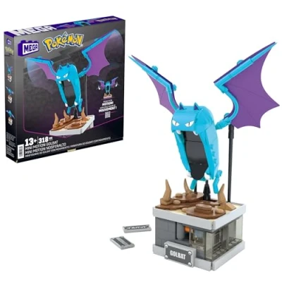 Afbeelding van MEGA Showmodel Pokémon Mini Motion Golbat Constructiespeelgoed