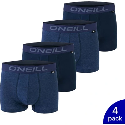 Afbeelding van 4 Pack O&#039;Neill Premium Heren Boxershorts 900002 4349 Blauw Maat L