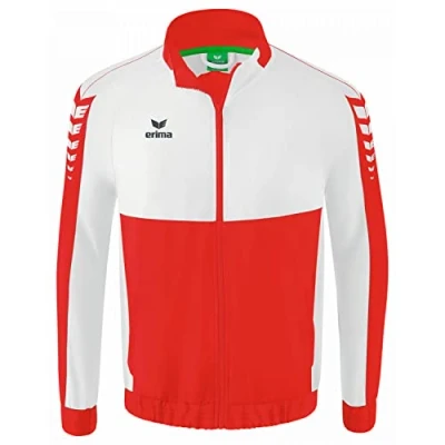 Afbeelding van Erima Six Wings presentatiejack rood/wit