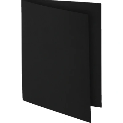 Afbeelding van Exacompta Dossiermap Rock&#039;s 80, Ft 22 X 31 Cm, Pak Van 100 Stuks, Zwart