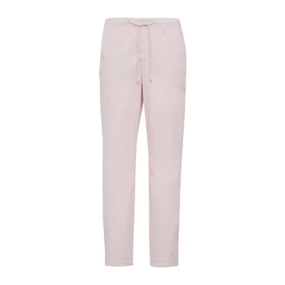Afbeelding van comma casual identity Extensible Teint EN PIÈCE À Cordon Coulissant Broek, Dames, Maat: 46, Zartrosa