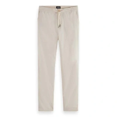 Afbeelding van Scotch &amp; Soda CORE Warren Jogger Broek, Heren, Maat: 29x34, Off white