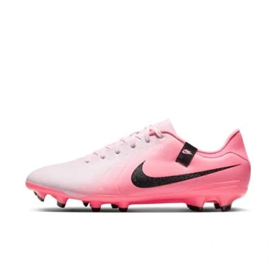Afbeelding van Nike Performance Tiempo Legend 10 Academy FG/MG Voetbalschoenen met kunststof noppen, Maat: 45, Pink/black Imitatieleer/ textiel