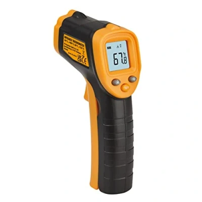 Afbeelding van TFA Dostmann Digitale infraroodthermometer Ray Light, 31.1143.13, contactloos meten van de oppervlaktetemperatuur, volgens HACCP, meetduur minder dan 1 seconde, zwart/oranje