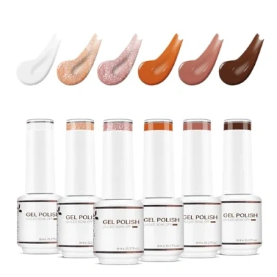 Afbeelding van Nicedeco Gel Nagellak Set Semi permanent Gellak UV LED Soak Off Kleuren 6 X 8ML Gift Kit 16