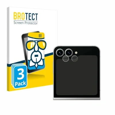 Afbeelding van BROTECT Glas Screen Protector voor Samsung Galaxy Z Flip6 (ALLEEN Camera Lens) (3 Stuks) Schermbeschermer [9H Hardheid, Beschermglas Folie niet Glas]