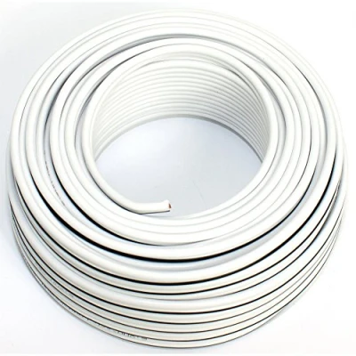 Afbeelding van luidsprekerkabel 2x2,50mm2 25m wit CCA audiokabel