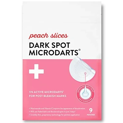 Afbeelding van Peach Slices Dark Spot Microdarts Transparent Hyperpigmentation Patch Transparante Hyperpigmentatie pleister voor Gezichtsbehandeling 9 stuks