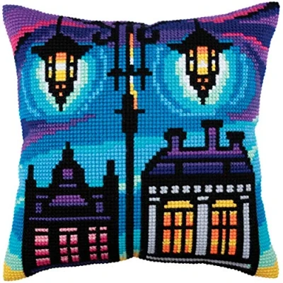 Afbeelding van Kussen borduurpakket Twilight Collection d&#039;Art