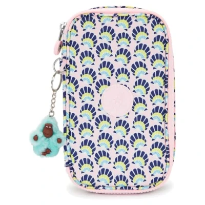 Afbeelding van Kipling 50 PENS Meisjes Etui GEO SHELL
