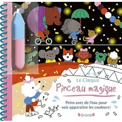 Afbeelding van pinceau magique Le cirque Livre coloriage à l&#039;eau Avec un À partir de 3 ans: 1