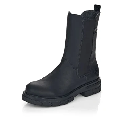 Afbeelding van Rieker Klassieke dameslaarsjes Z9180, vrouwen enkellaarsjes, zwart (02), 40 EU