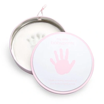 Afbeelding van Pearhead 82014 Babyprints, Solid, Roze Baby Prints Tin