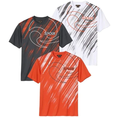 Afbeelding van Atlas for Men Set van 3 T shirts Active Sport Heren Verkrijgbaar in grote maten 5XL